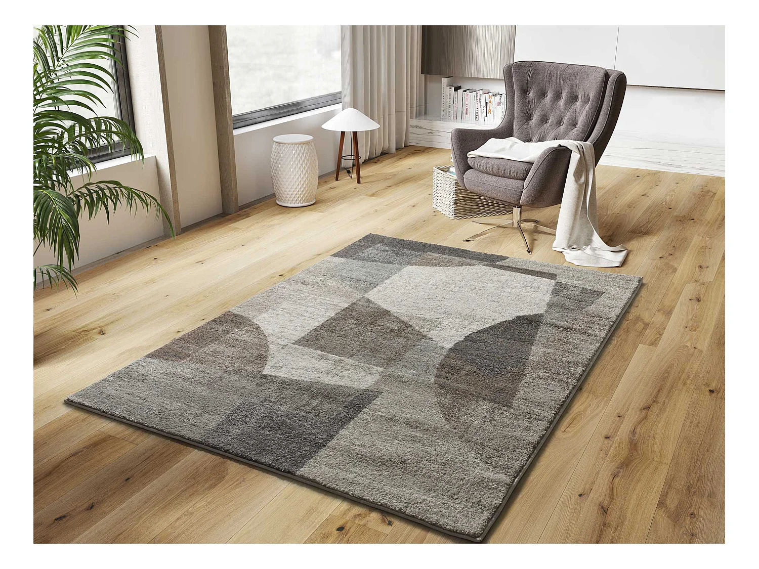 Tapis intérieur - géométrique - multicolore - 160 x 235 cm - CASTRO