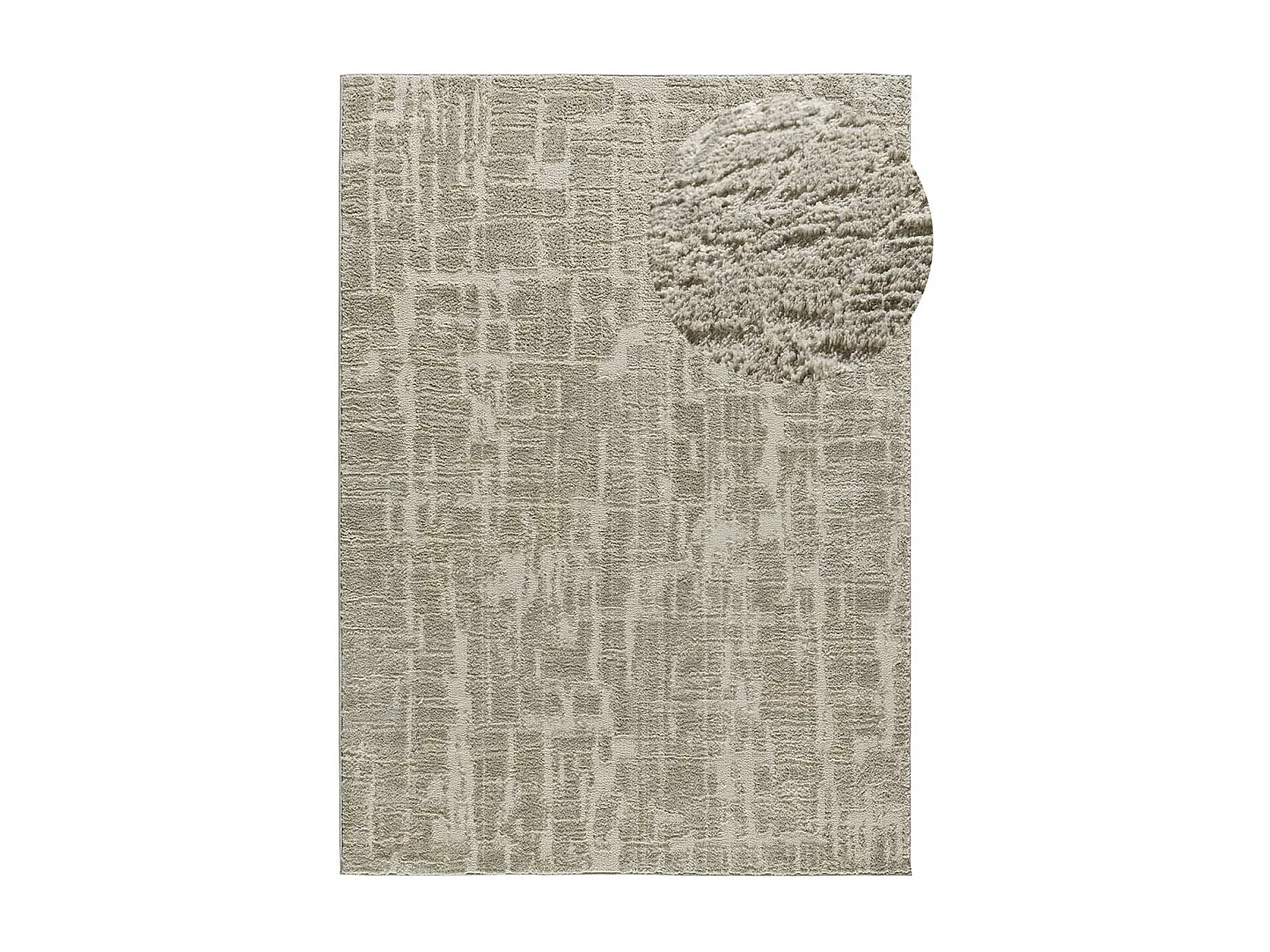 Alfombra interior  - escandinavo - plata - 120 x 170 cm - LIMA