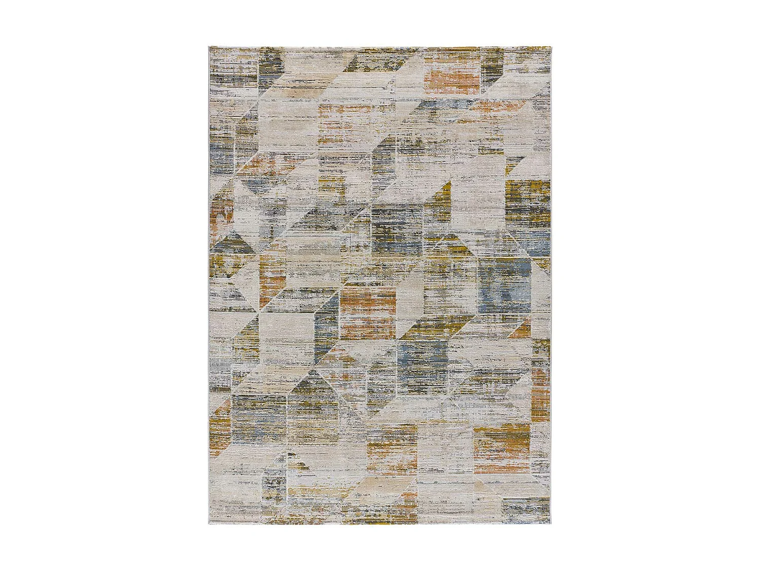 Laagpolig tapijt - vintage - veelkleurig - 154x230 cm - KILIS