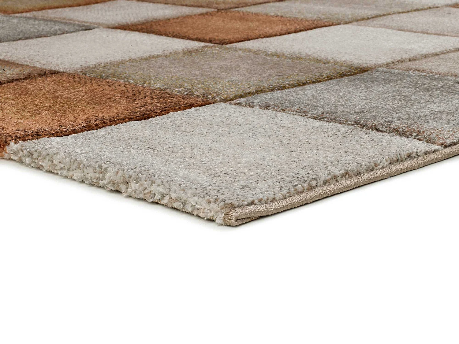 Tappeto interno - geometrico - terracota - 200 x 290 cm - LENA