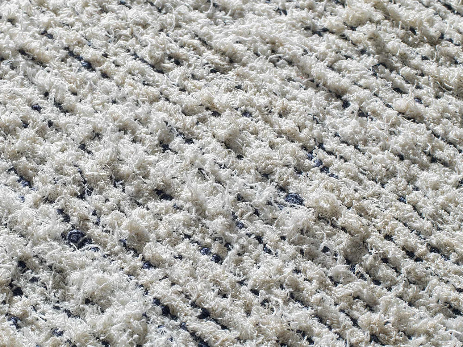 Alfombra interior  - semi-lisa - blanco - 120 x 170 cm - REIMAGINE