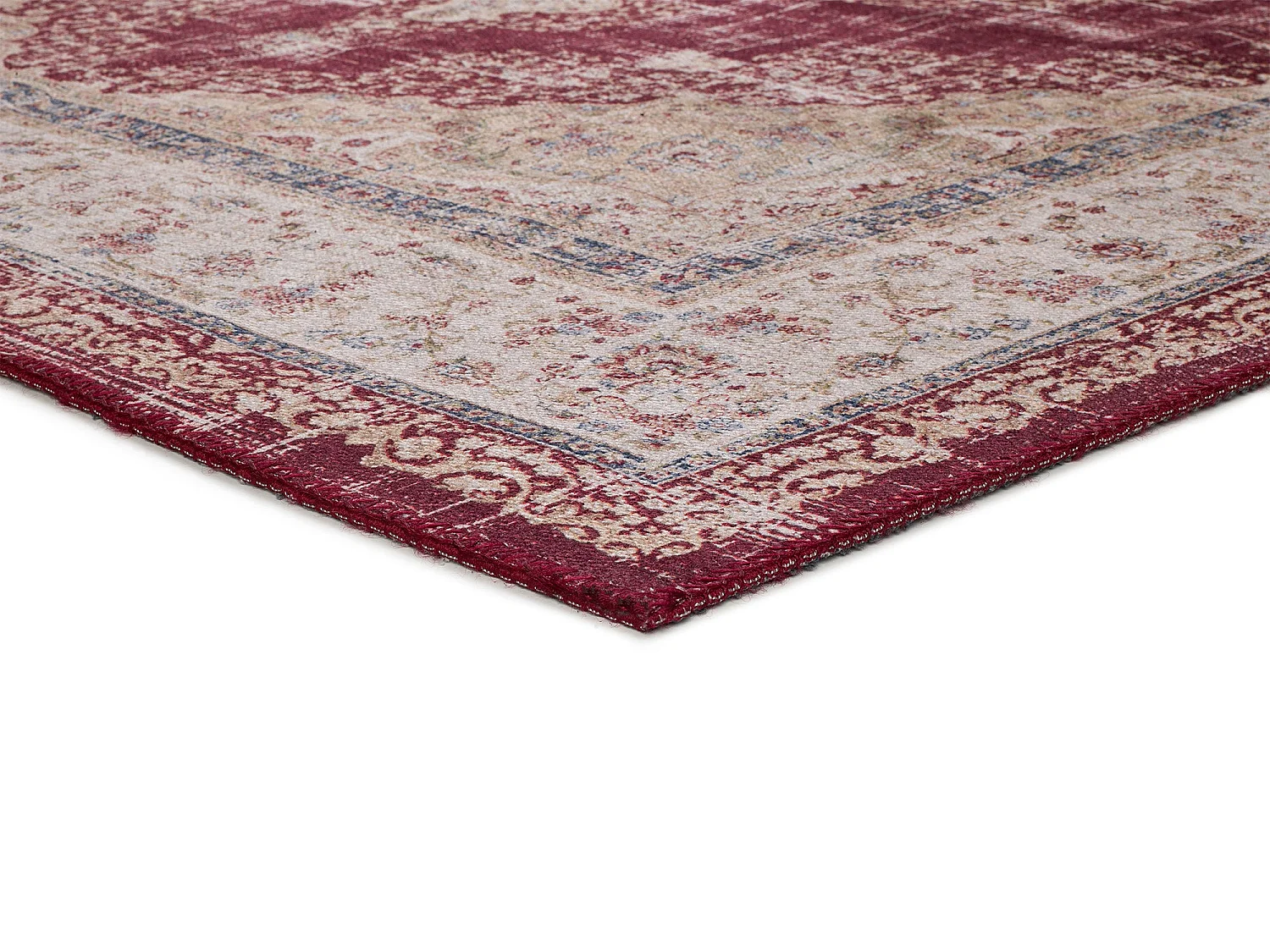Tapis intérieur - vintage - rouge - 160 x 230 cm - NEILA