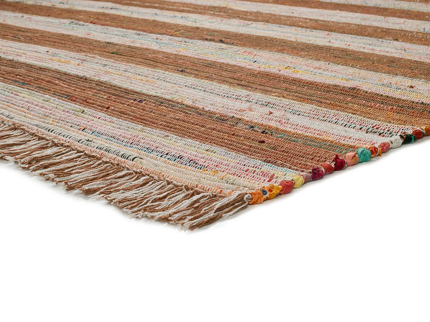 Laagpolig tapijt - etnisch - veelkleurig - 120x160 cm - RECRAFT