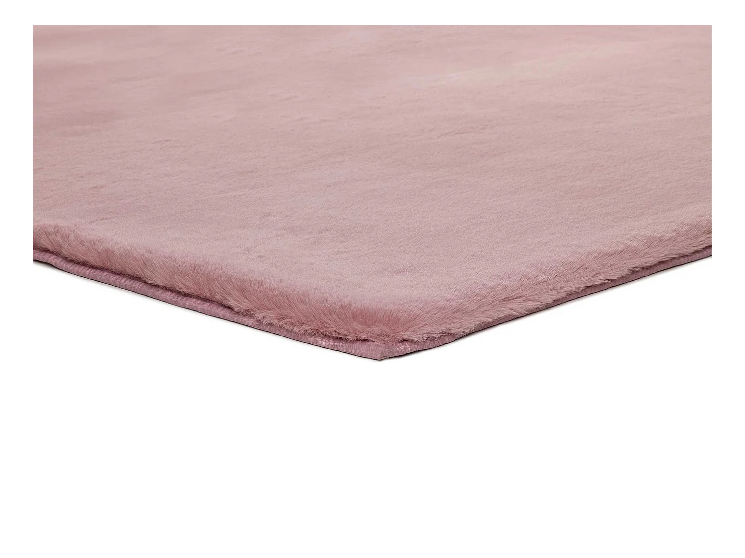 Hochflorteppich - einfarbig shaggy - rosa - 160x230 cm - FOX