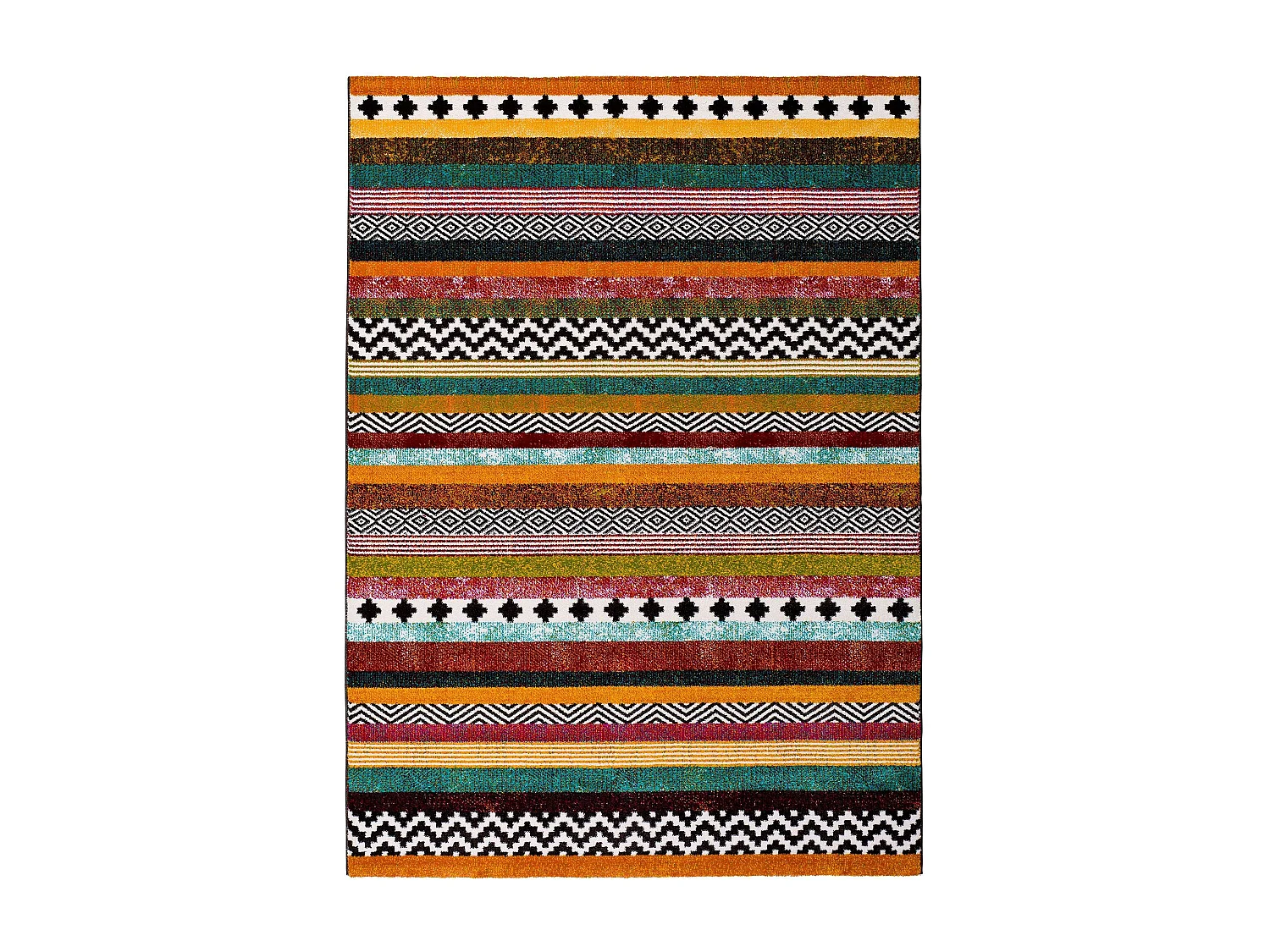 Alfombra interior  - étnico - multicolor - 60 x 120 cm - MOAR