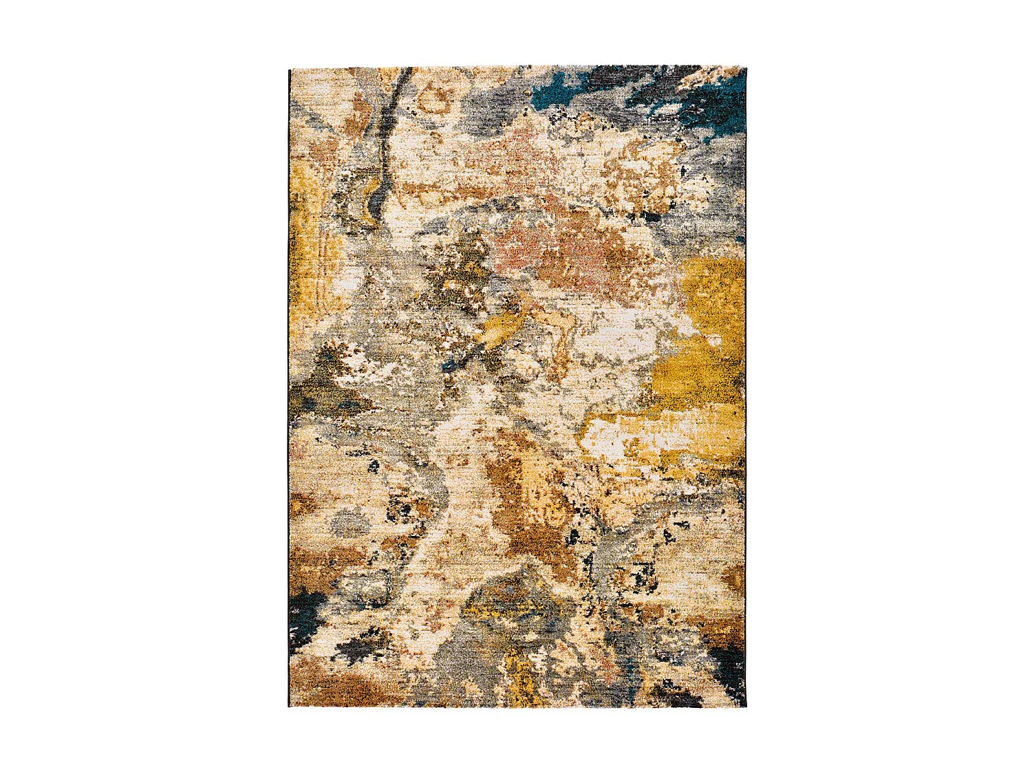 Alfombra interior  - abstracto - multicolor - 80 x 150 cm - ANOUK