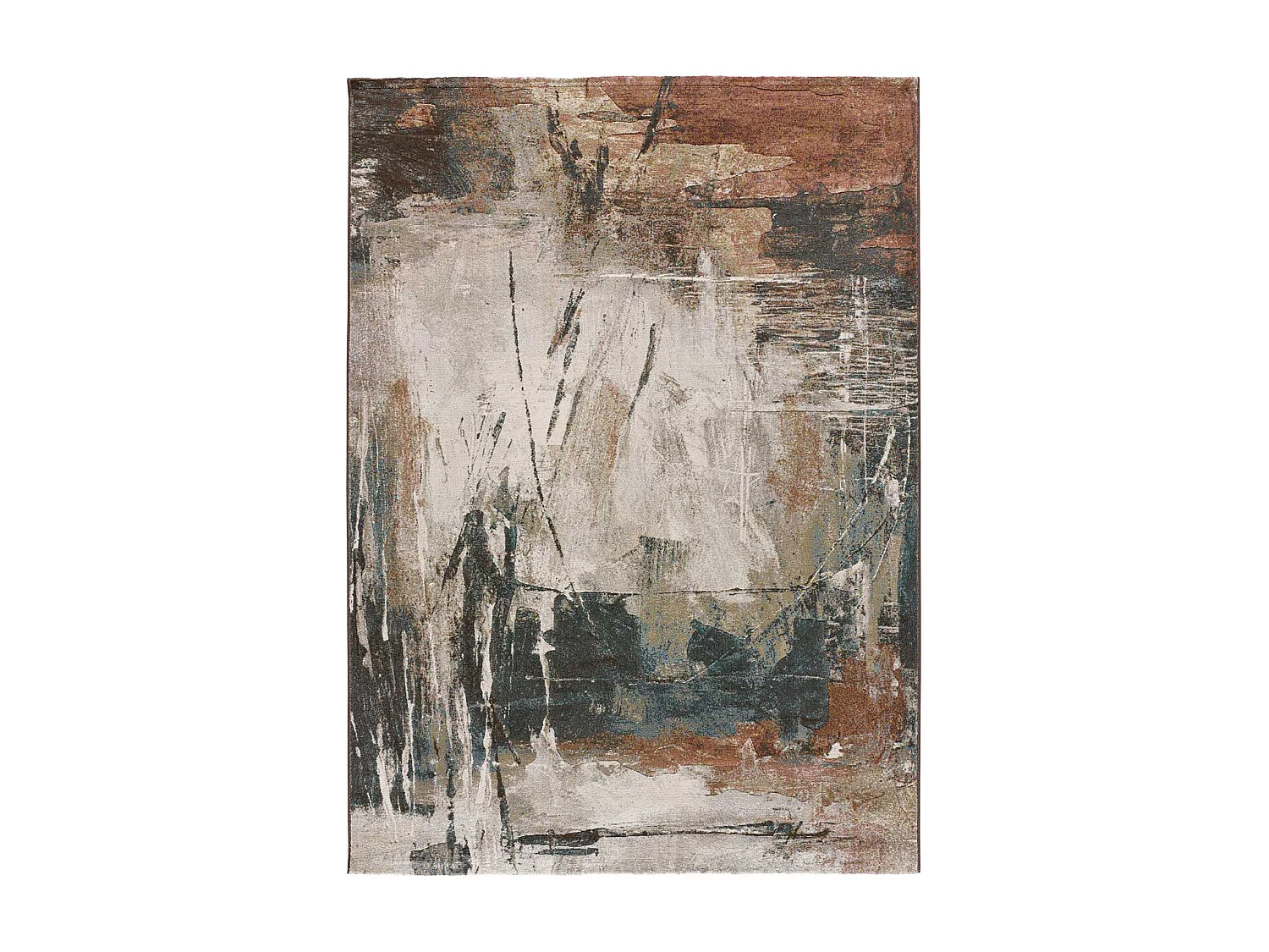 Laagpolig tapijt - abstract - veelkleurig - 160x230 cm - VICTORIA