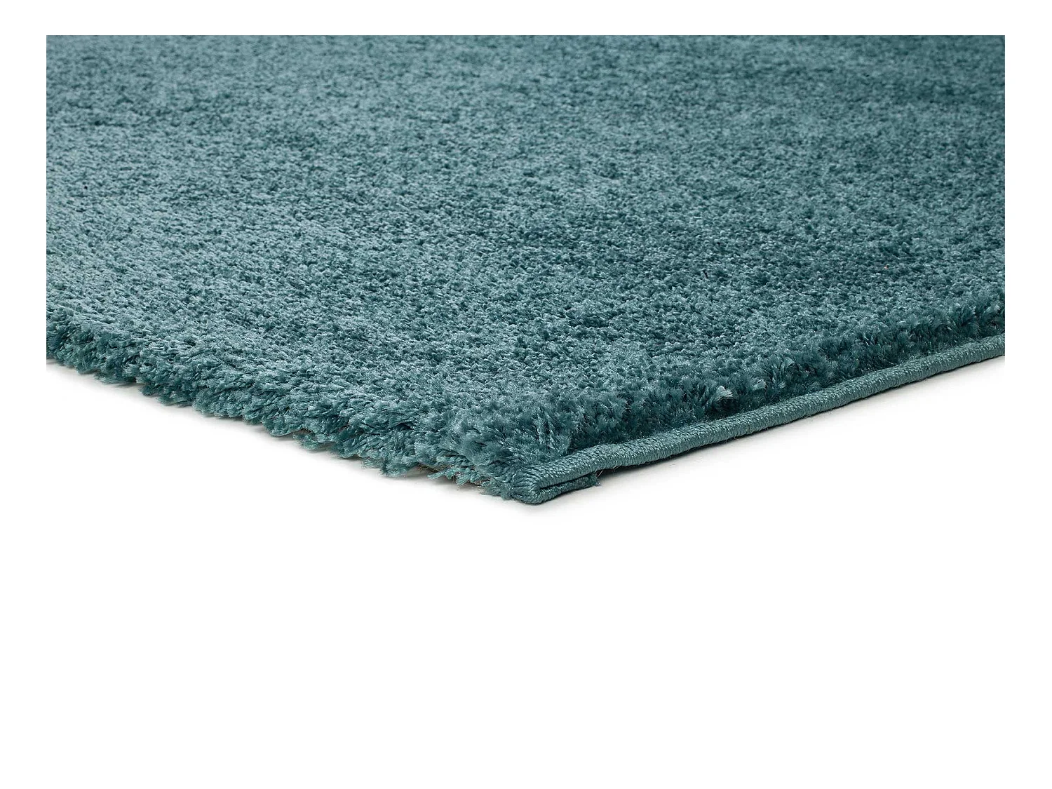 Tapis intérieur - shaggy uni - bleu - 190 x 290 cm - ATLAS