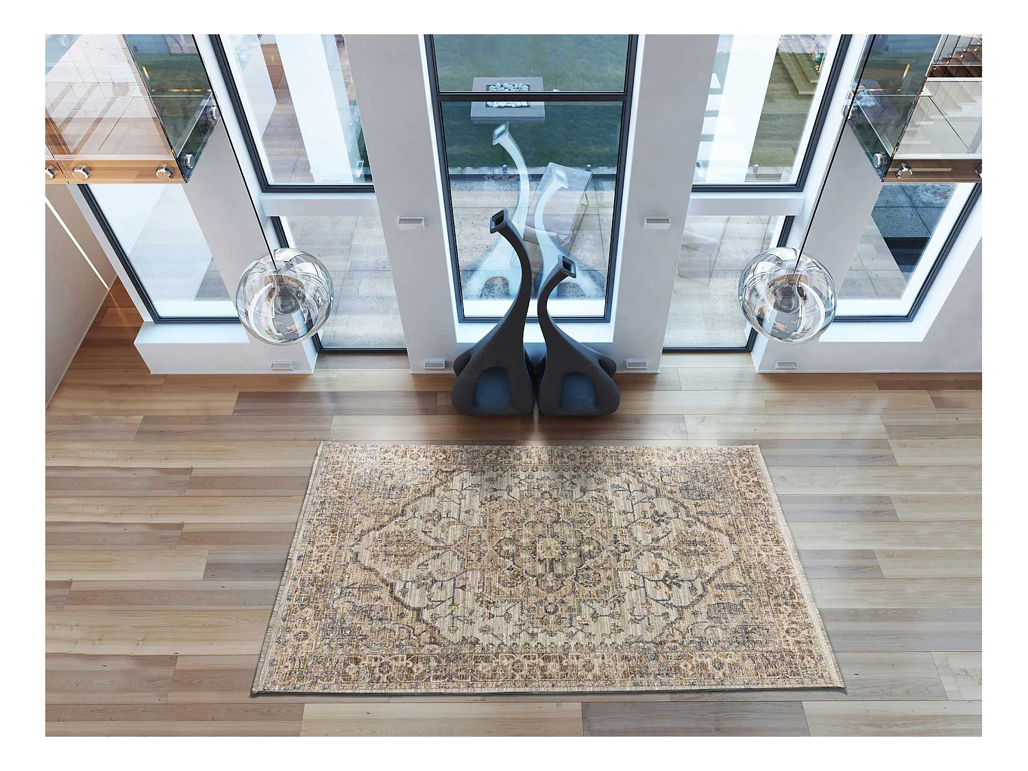 Tapis intérieur - vintage - multicolore - 160 x 230 cm - SAMARKAND