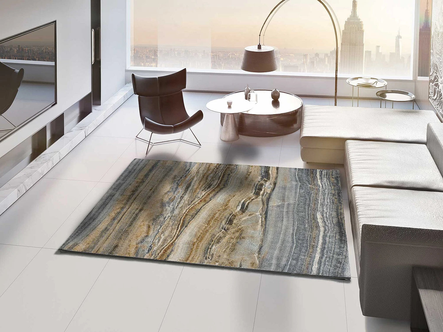 Kurzflorteppiche - modern - mehrfarbig - 160x230 cm - DREAMS