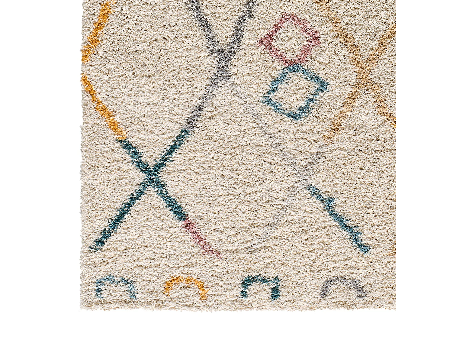 Tapis intérieur - berbère - multicolore - 160 x 230 cm - ULAI