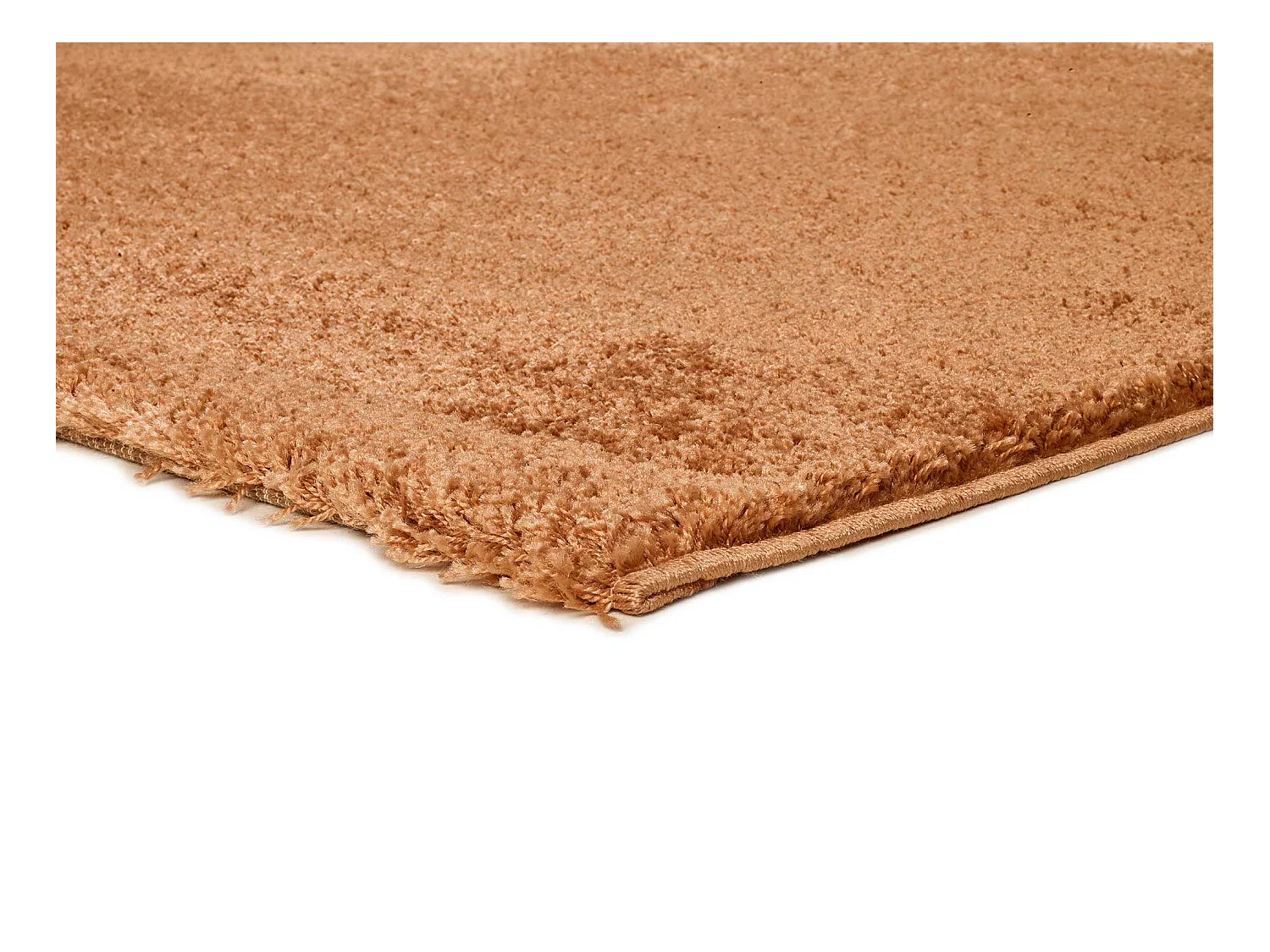 Tapis intérieur - shaggy uni - camel - 160 x 230 cm - ATLAS