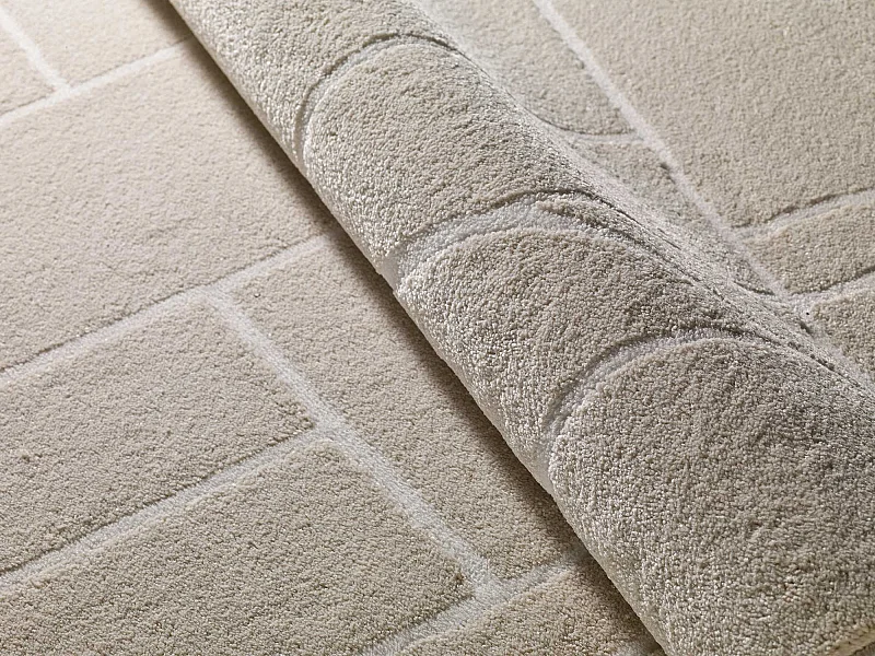 Alfombra interior  - abstracto - crema - 80 x 150 cm - HL-ETHNIC