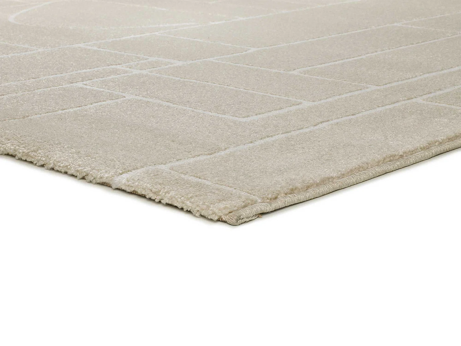 Alfombra interior  - abstracto - crema - 80 x 150 cm - HL-ETHNIC