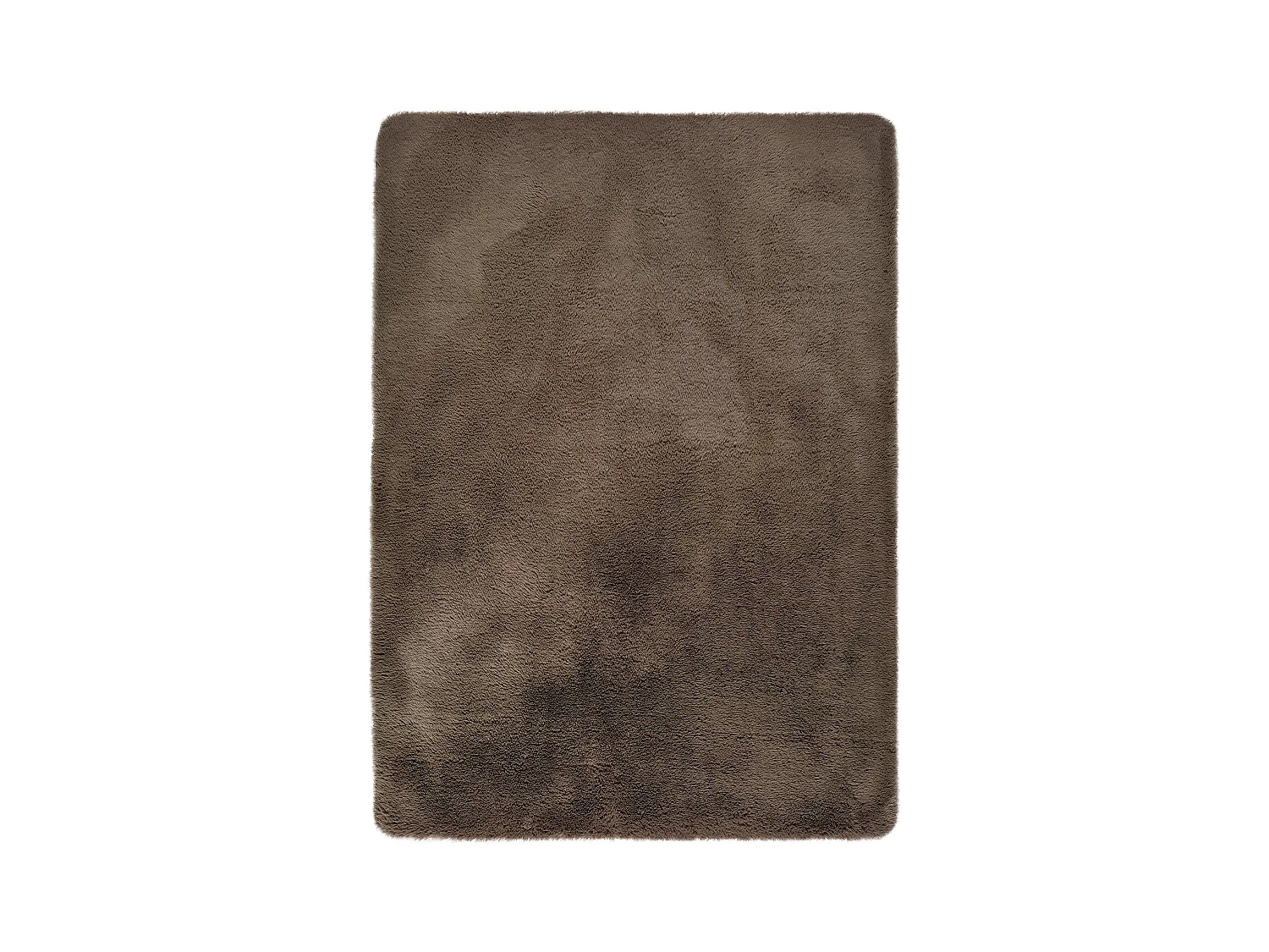 Tapis intérieur - shaggy uni - vison - 160 x 230 cm - ALPACA