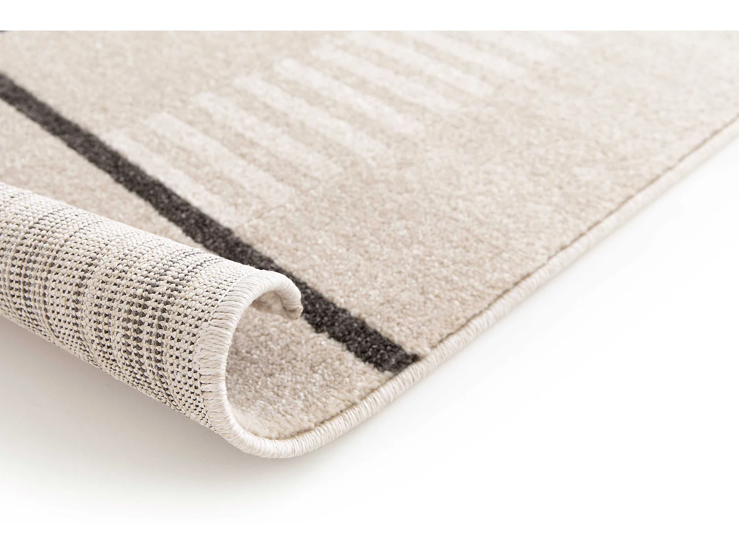 Tappeto interno - geometrico - beige - 80 x 150 cm - DOMUS