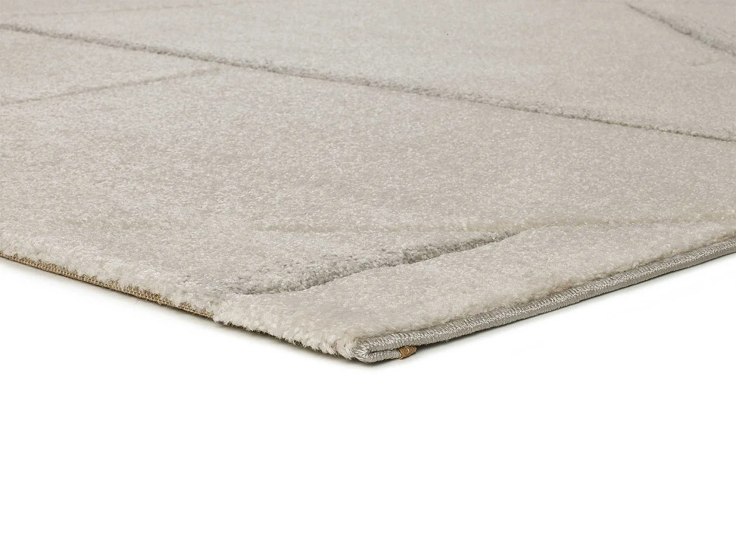 Tapis intérieur - géométrique - crème - 200 x 290 cm - LENA