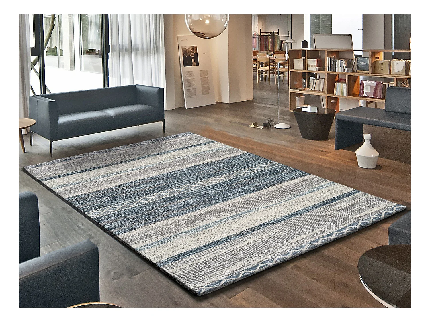 Tapis intérieur - moderne - gris - 140 x 200 cm - DREAMS
