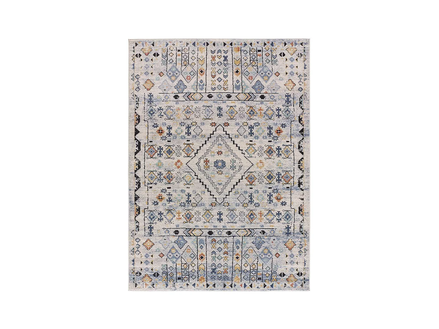 Alfombra interior  - étnico - multicolor - 80 x 150 cm - MABEL