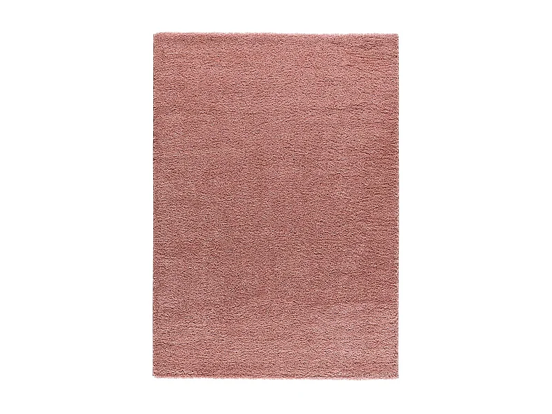 Hochflorteppich - einfarbig shaggy - rosa - 190x290 cm - ATLAS