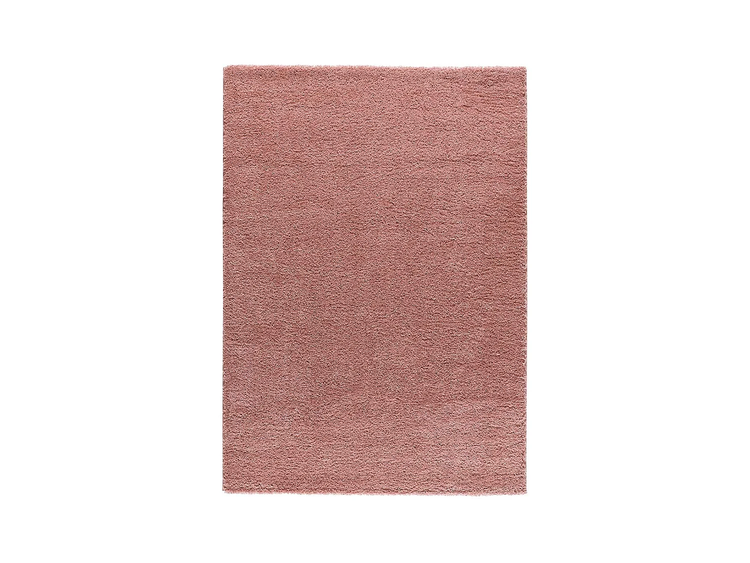 Hochflorteppich - einfarbig shaggy - rosa - 190x290 cm - ATLAS