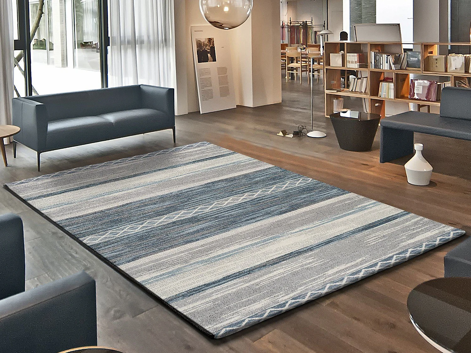 Tapis intérieur - moderne - gris - 160 x 230 cm - DREAMS