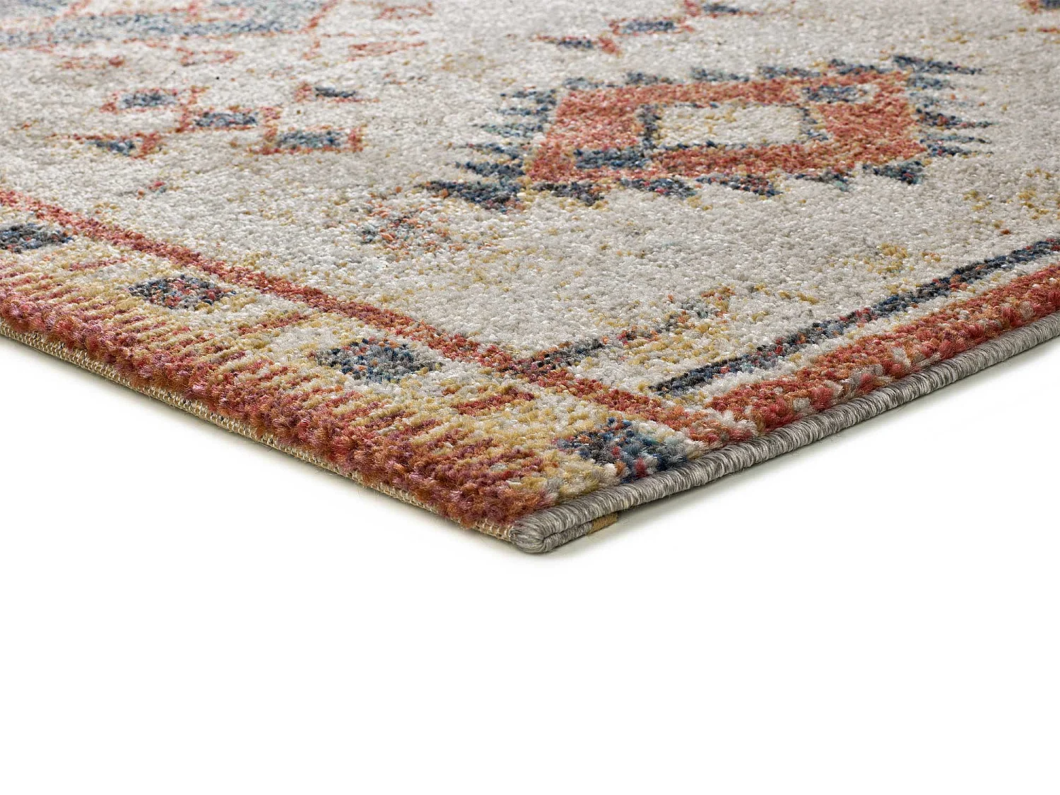 Tapis intérieur - ethnique - rouille - 120 x 170 cm - PARMA