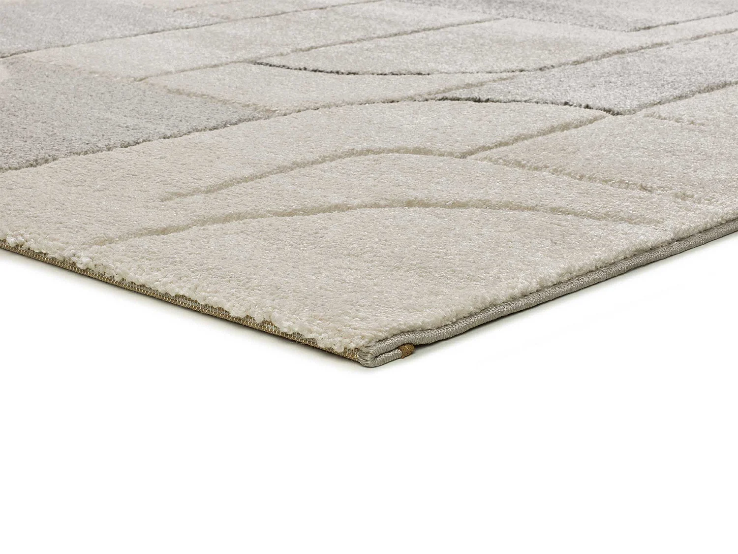 Alfombra interior  - geométrico - crema - 160 x 230 cm - LENA