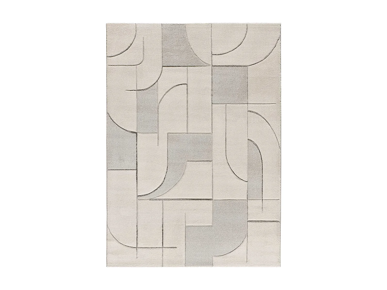 Tappeto interno - geometrico - crema - 160 x 230 cm - LENA