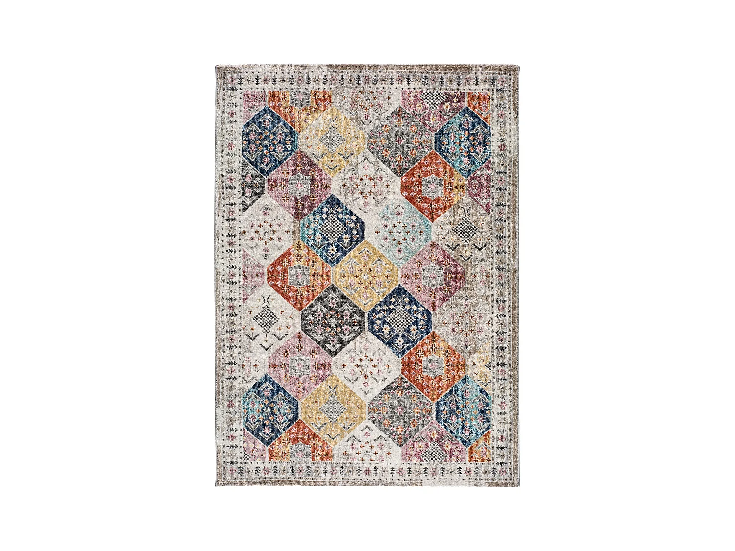 Alfombra interior  - étnico - multicolor - 200 x 290 cm - MIRVA