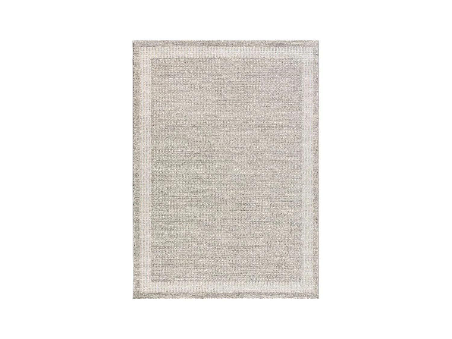Kurzflorteppiche - abstrakt - creme - 160x230 cm - HL-BORDER