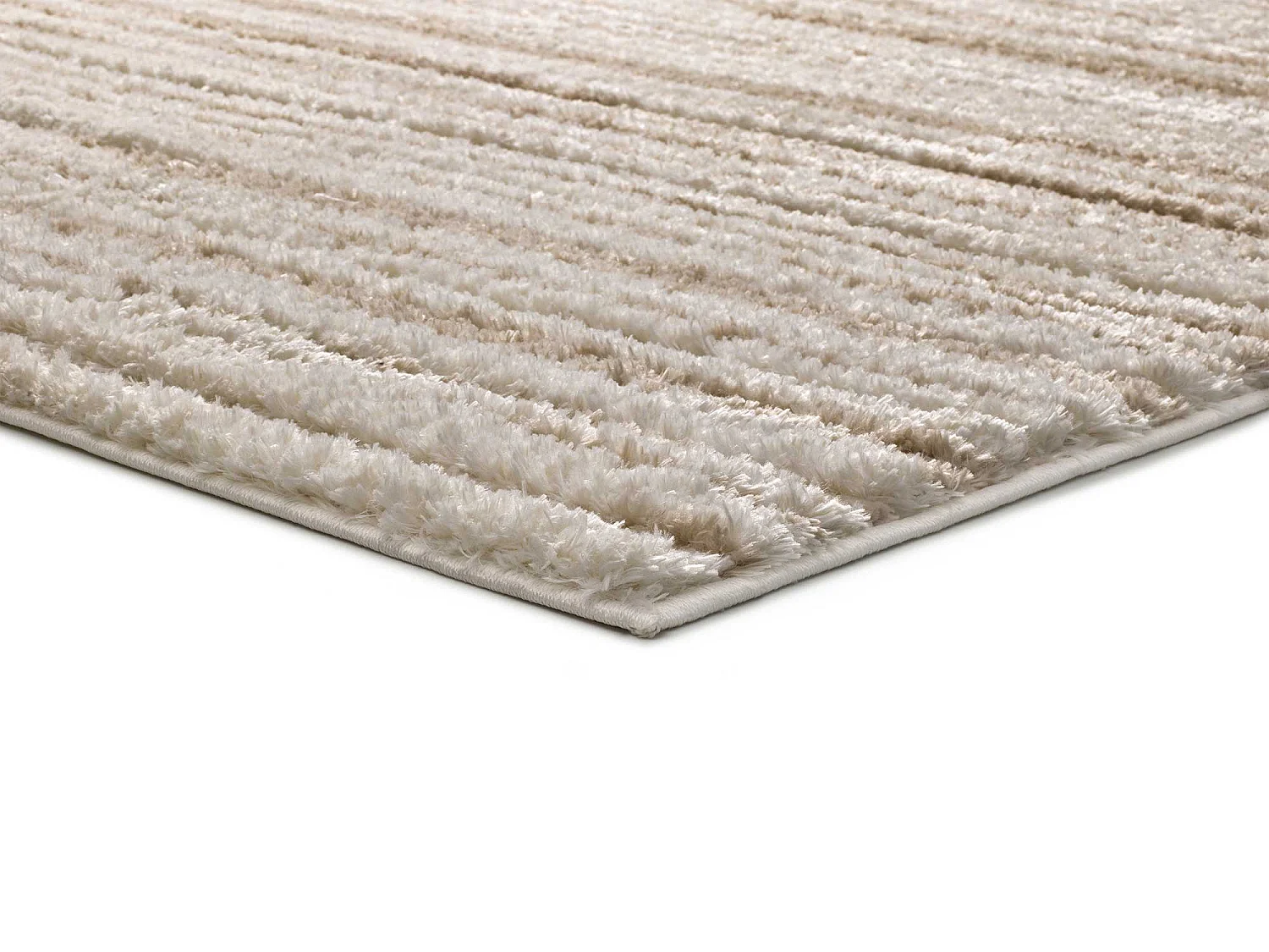 Hochflorteppich - skandinavisch - beige - 140x200 cm - LIMA