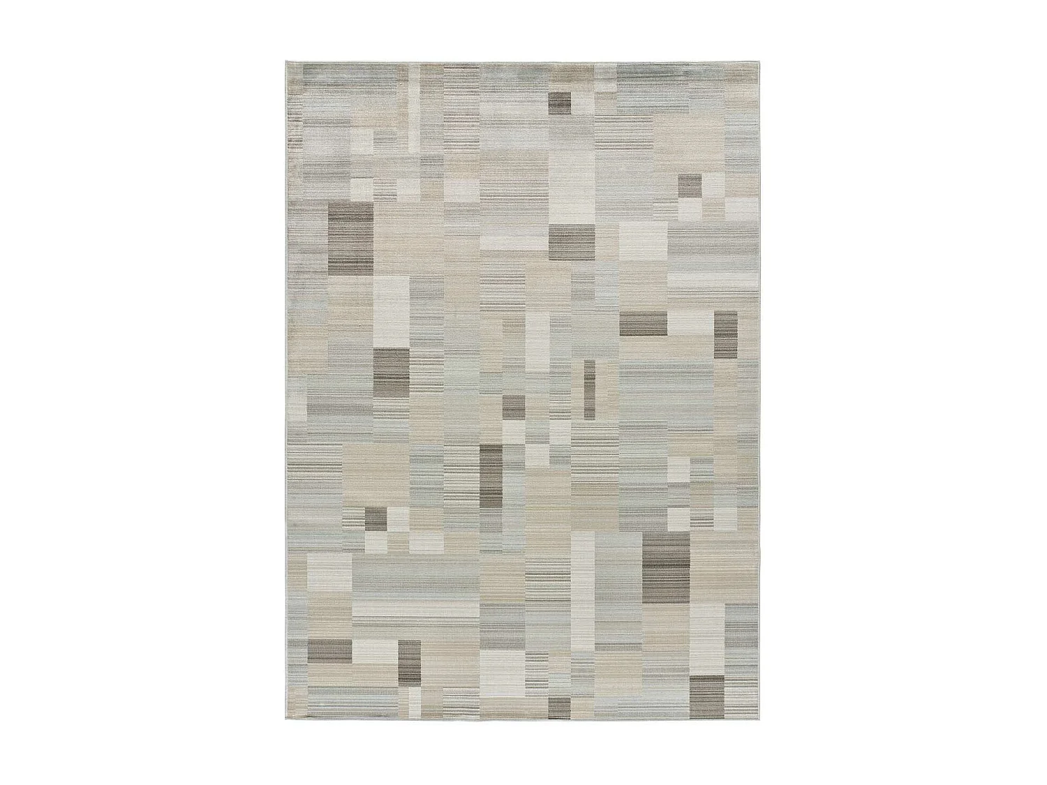 Alfombra interior  - geométrico - beige - 95 x 140 cm - LEGACY