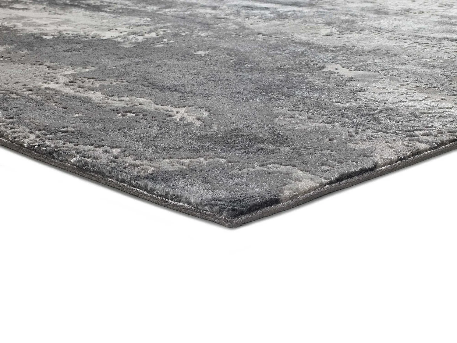 Tappeto interno - astratto - grigio - 80 x 150 cm - AGATA