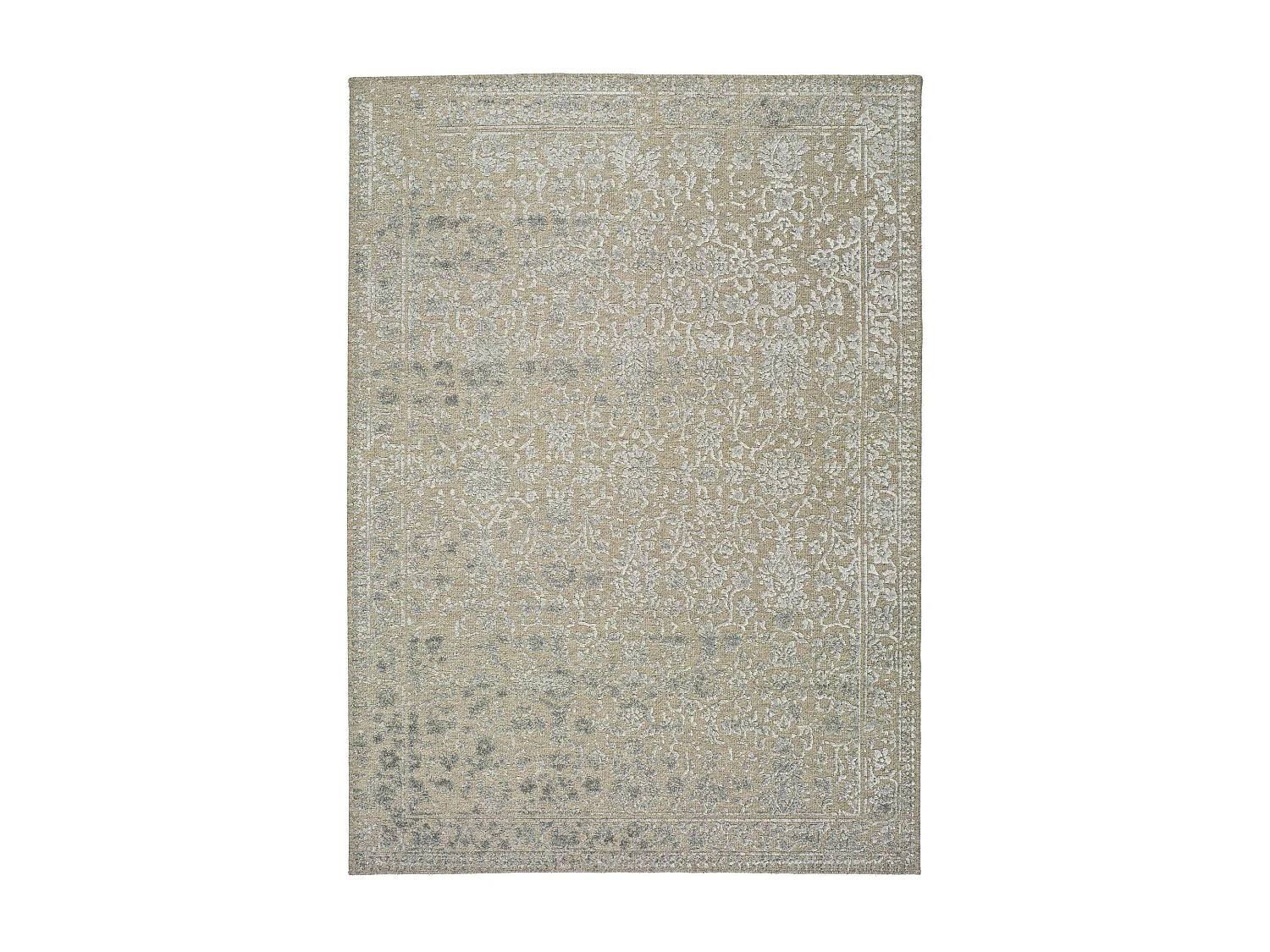 Kurzflorteppiche - vintage - silber - 160x230 cm - ISABELLA