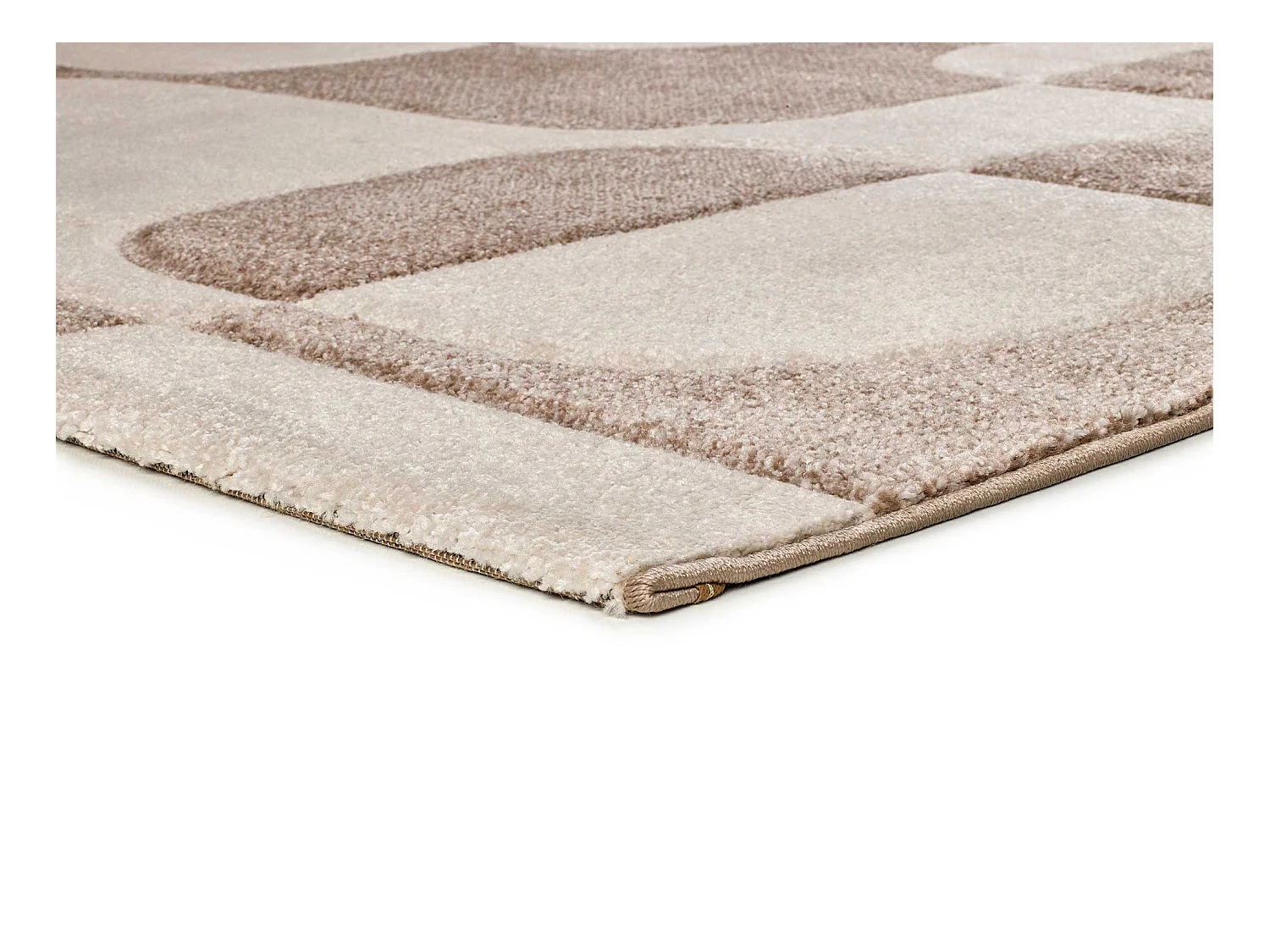 Alfombra interior  - geométrico - crema - 160 x 230 cm - LENA