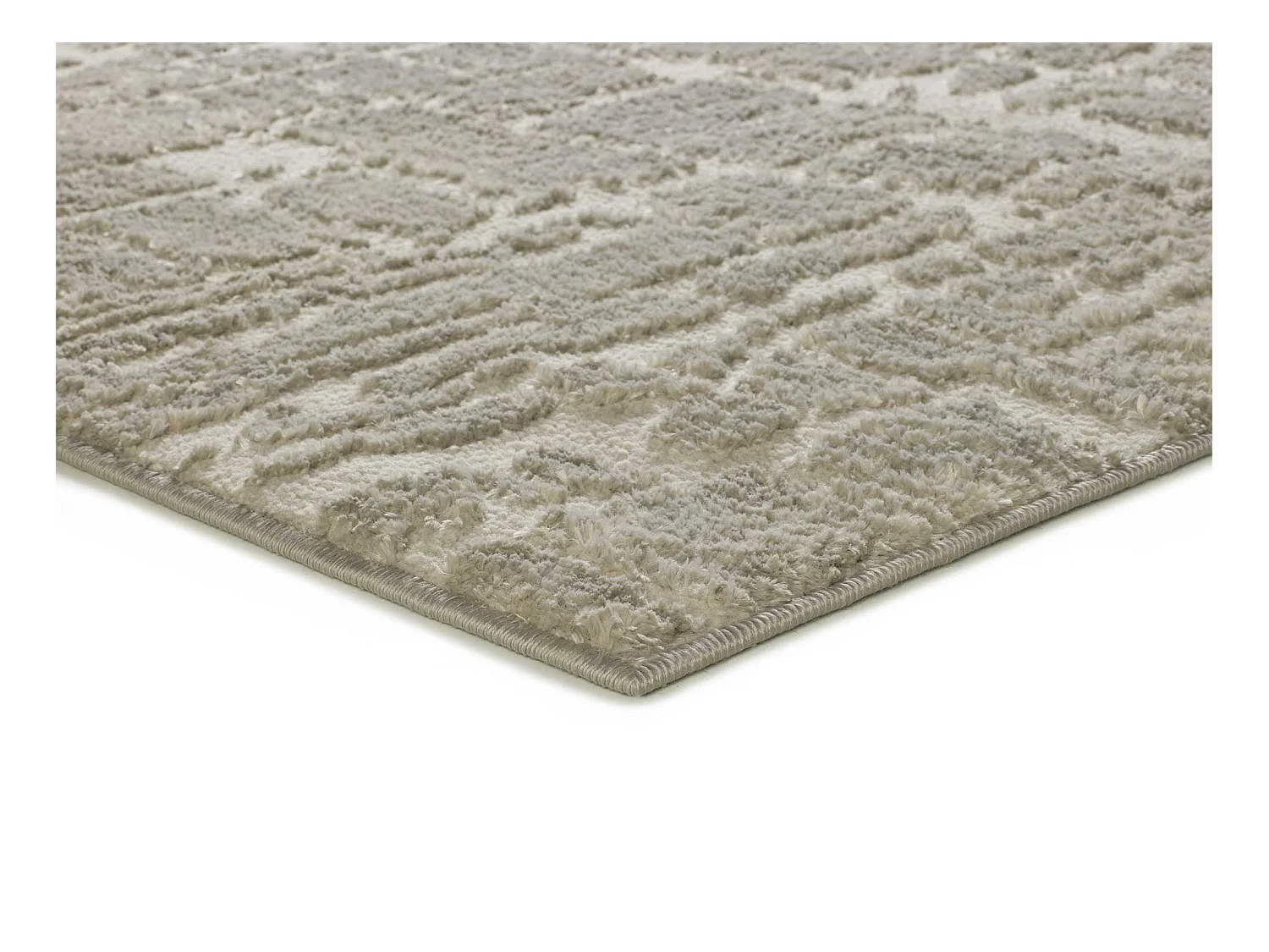 Alfombra interior  - escandinavo - plata - 160 x 230 cm - LIMA