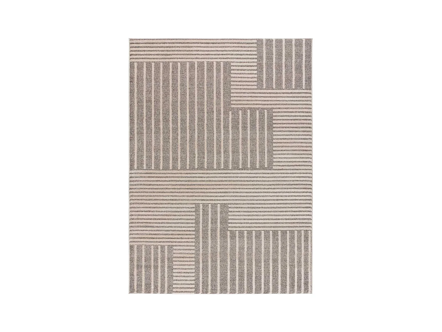 Alfombra interior  - geométrico - beige - 140 x 200 cm - PAULA