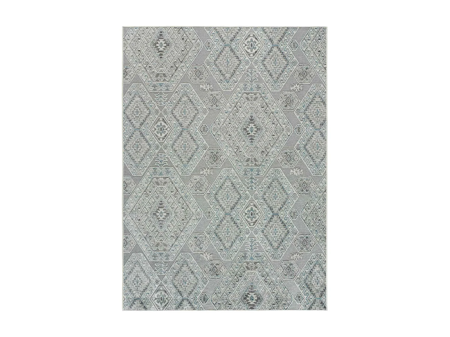 Tapis intérieur - vintage - bleu - 135 x 195 cm - ARLETTE