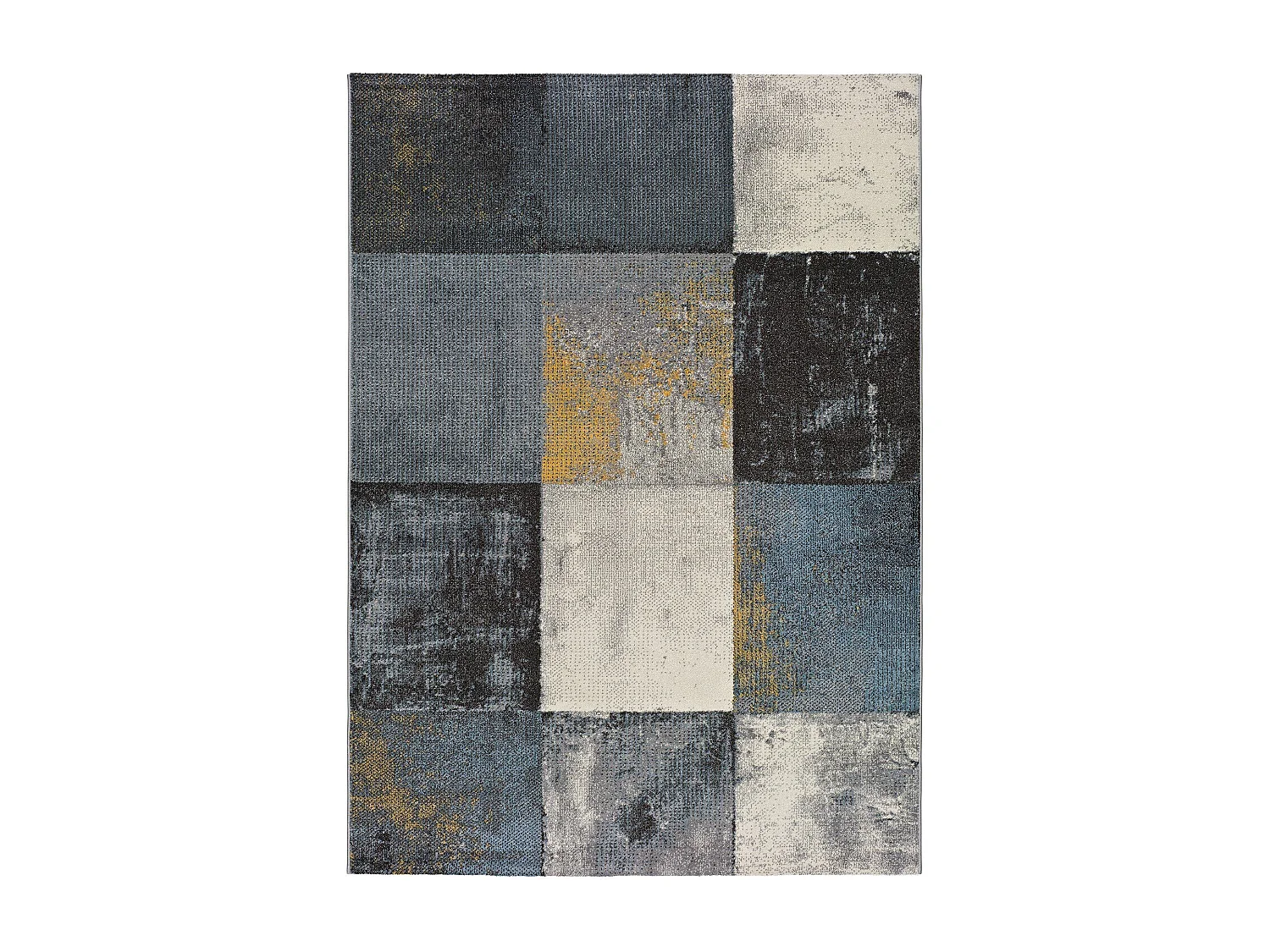 Alfombra interior  - geométrico - gris - 190 x 280 cm - ADRA