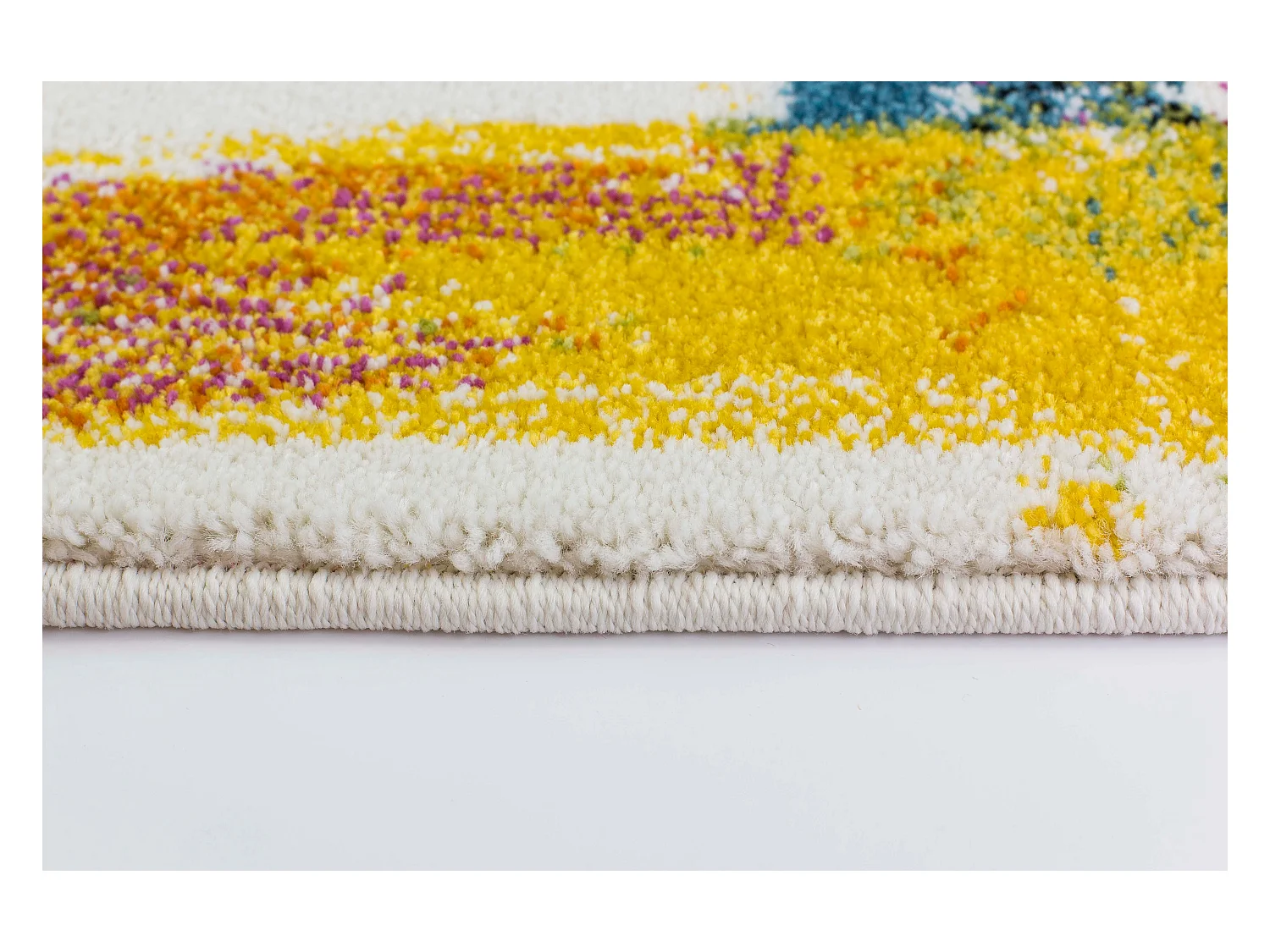 Alfombra interior  - abstracto - multicolor - 60 x 120 cm - BELIS