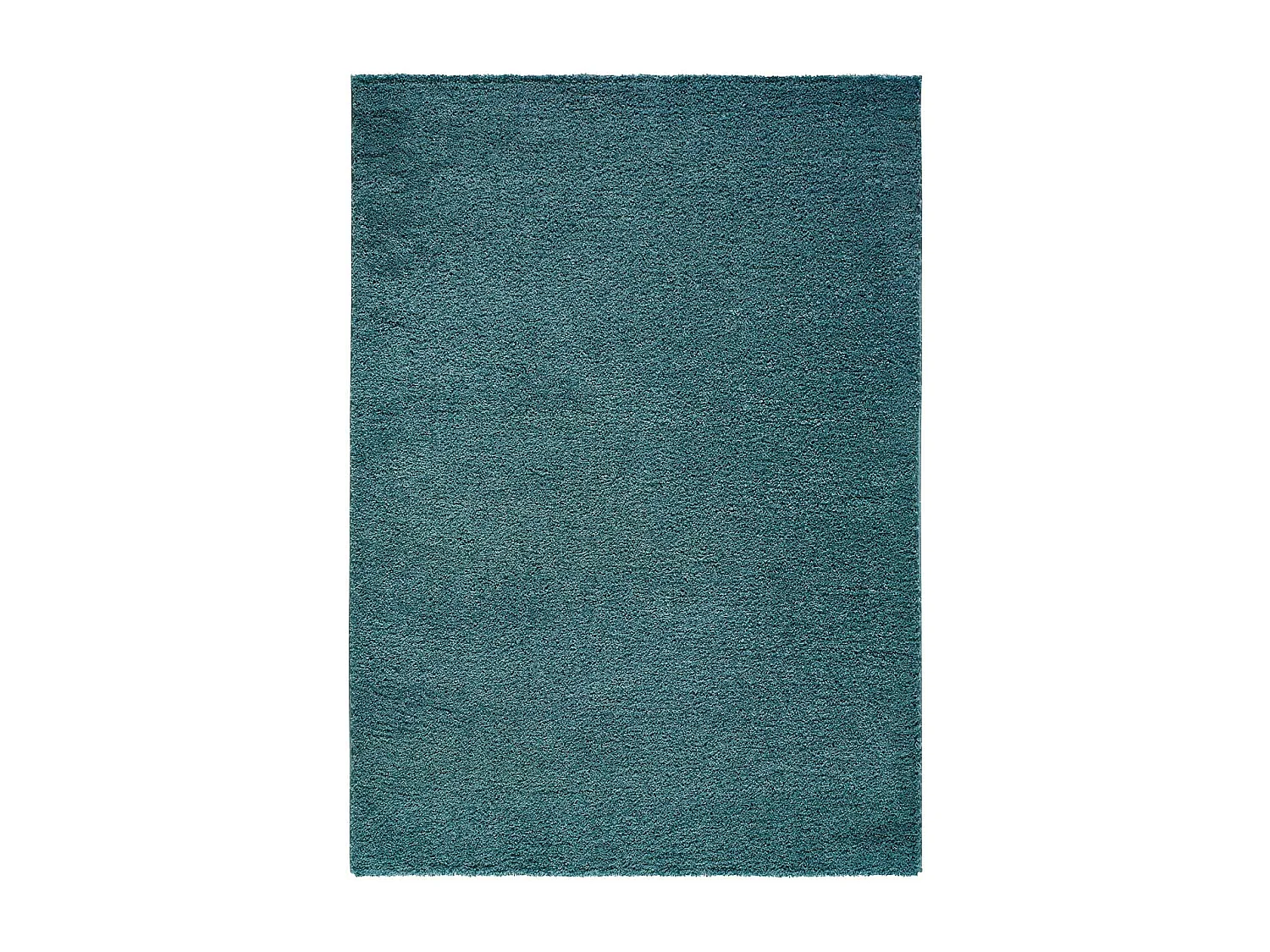 Hochflorteppich - einfarbig shaggy - blau - 60x120 cm - ATLAS