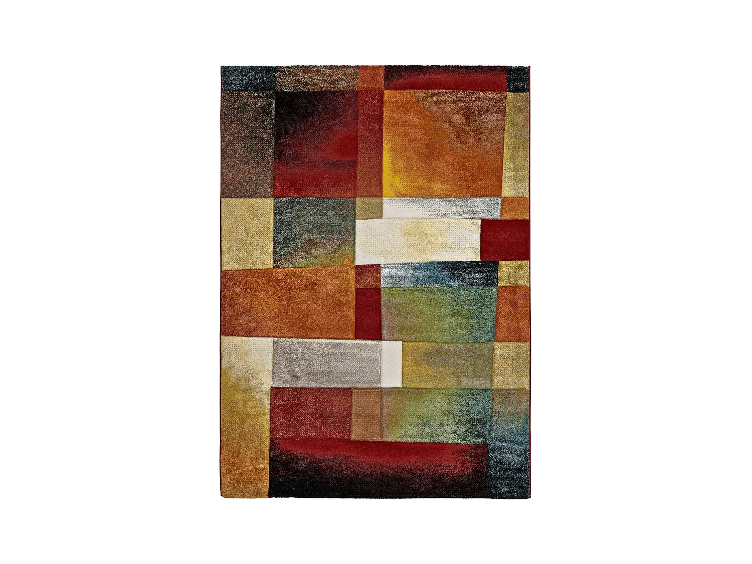 Kurzflorteppiche - geometrisch - mehrfarbig - 160x230 cm - MATRIX