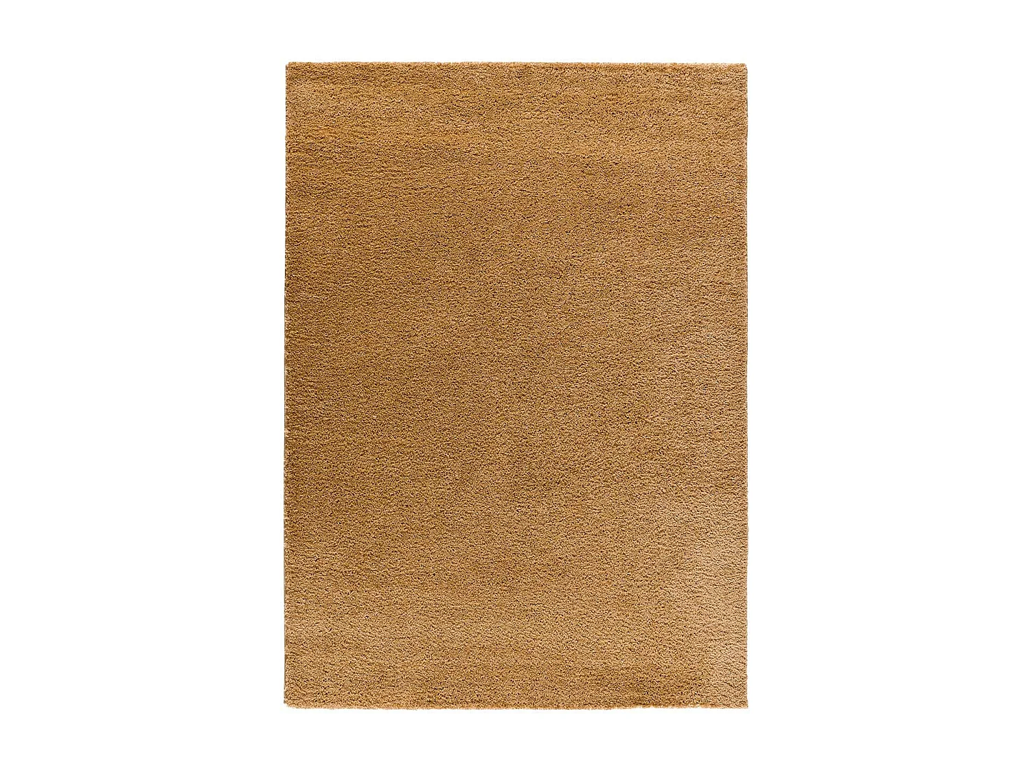 Tapis intérieur - shaggy uni - camel - 60 x 120 cm - ATLAS