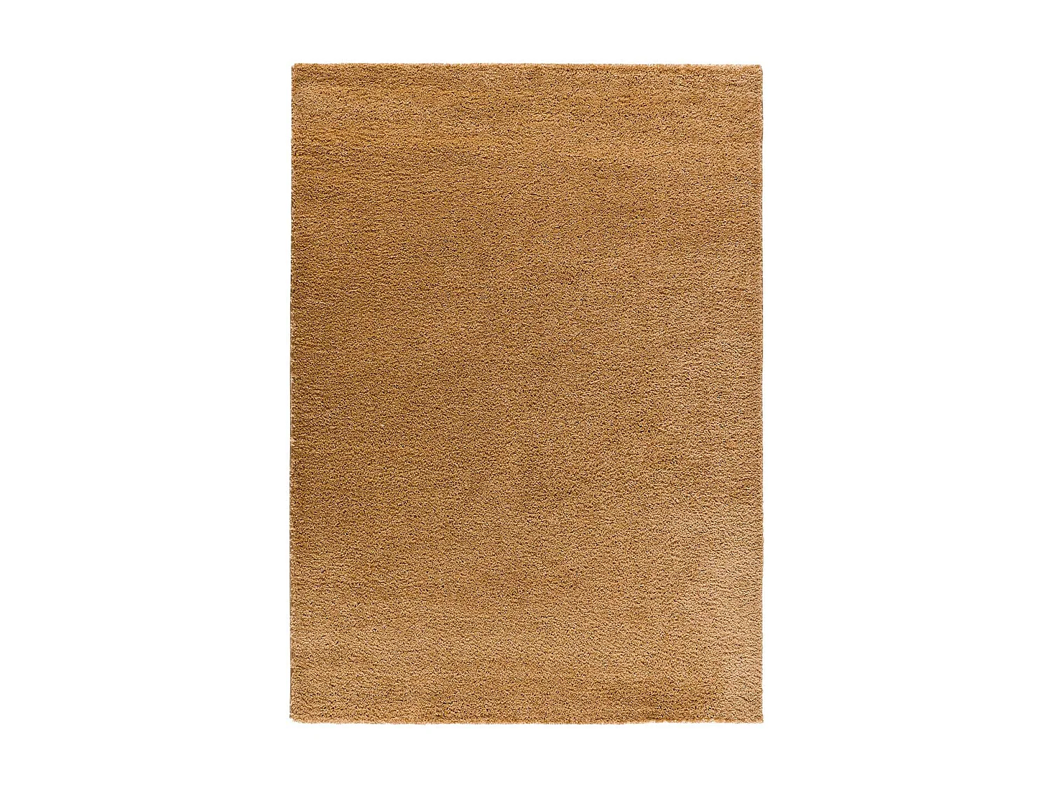 Hochflorteppich - einfarbig shaggy - kamel - 60x120 cm - ATLAS