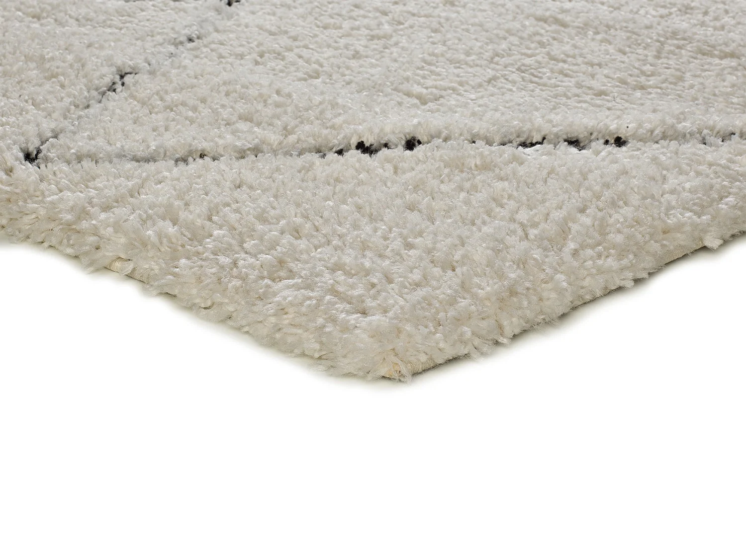 Tapis intérieur - shaggy - crème - 160 x 230 cm - ATESA