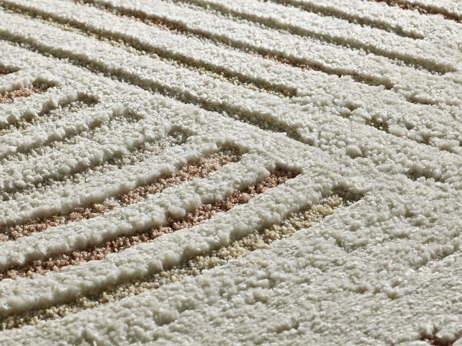 Tapis intérieur - scandinave - multicolore - 80 x 150 cm - CANDELA