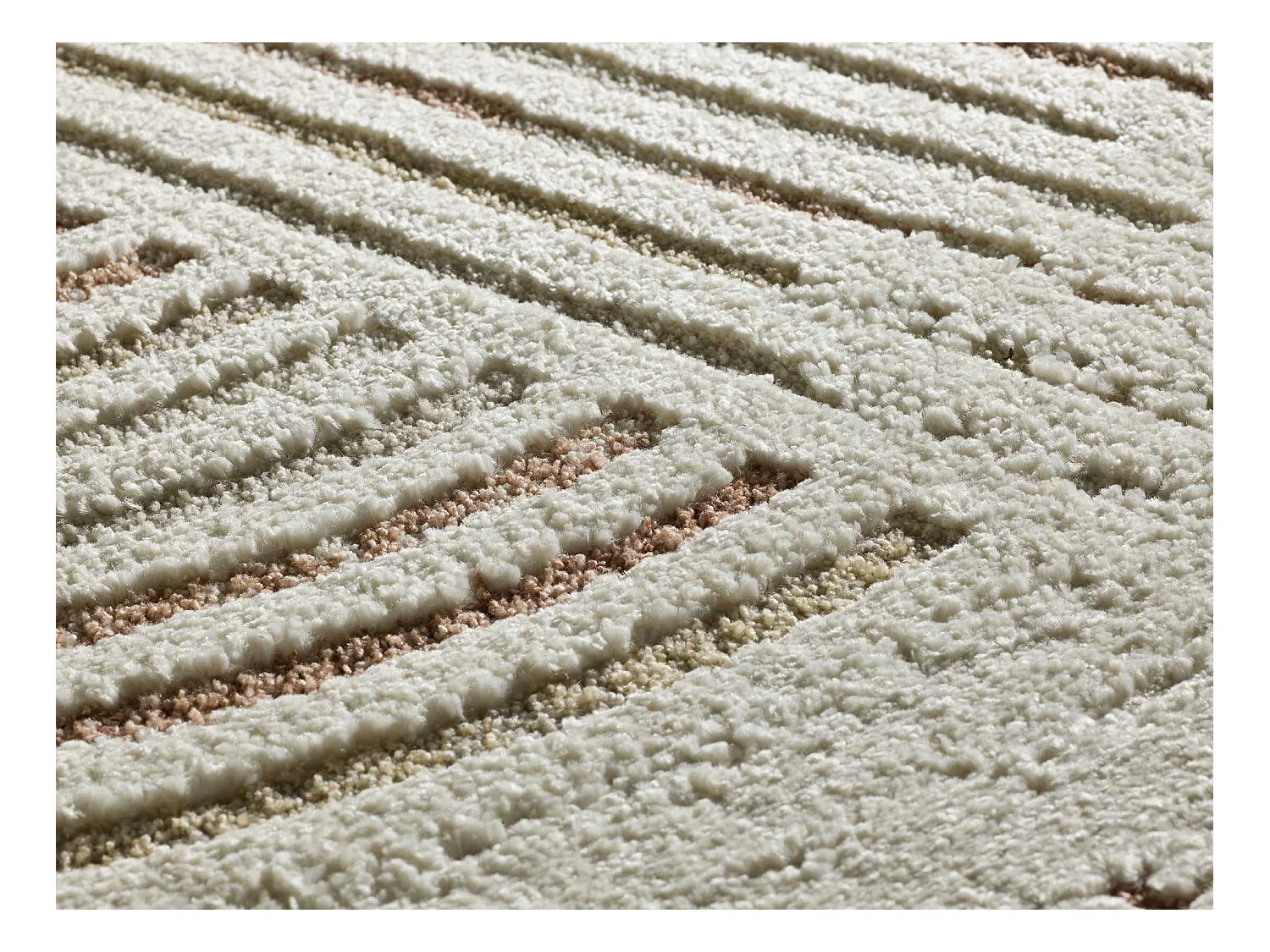 Alfombra interior  - escandinavo - multicolor - 80 x 150 cm - CANDELA