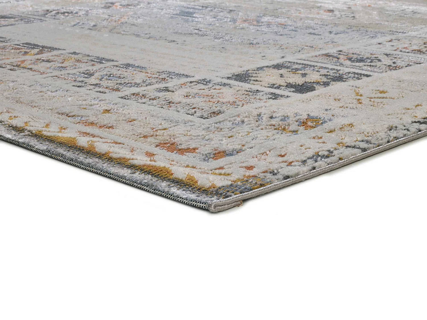 Laagpolig tapijt - vintage - veelkleurig - 154x230 cm - KILIS