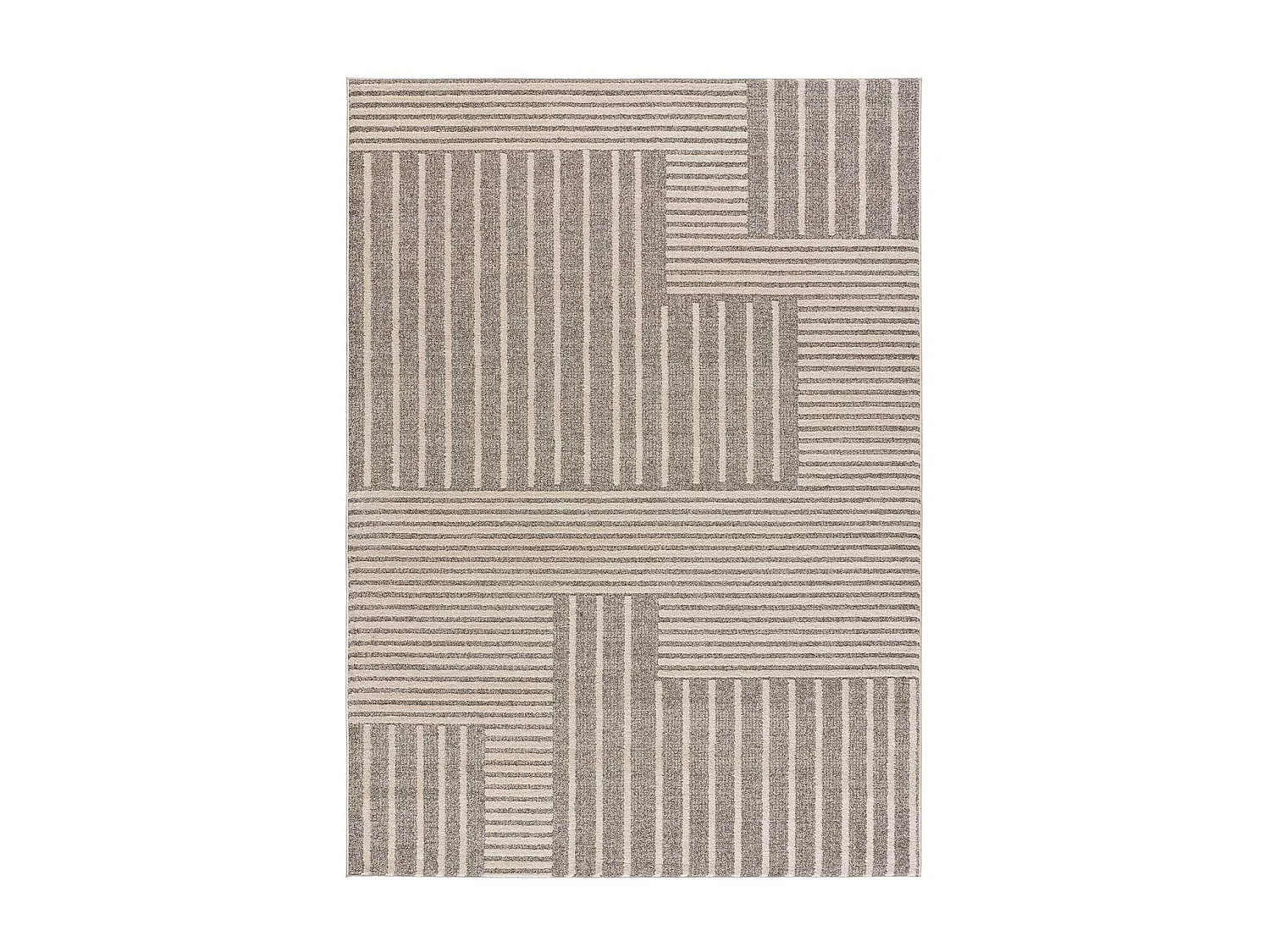 Alfombra interior  - geométrico - beige - 160 x 230 cm - PAULA